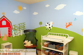 Farm Theme Nursery Mural Embellishments