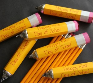 Back to School Candy Pencil Treat Idea