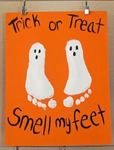 Happy Halloween DIY Smell My Feet Easy Kid Craft